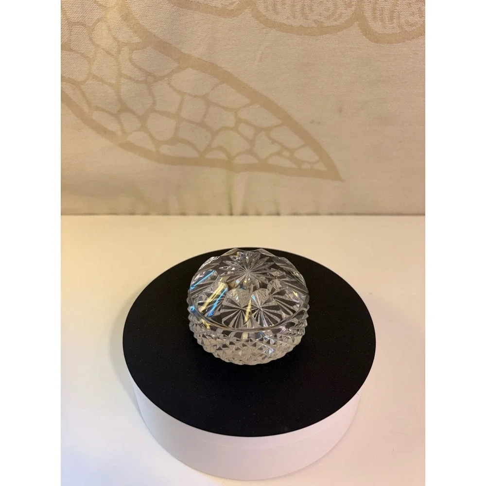 Small round Crystal paperweight
